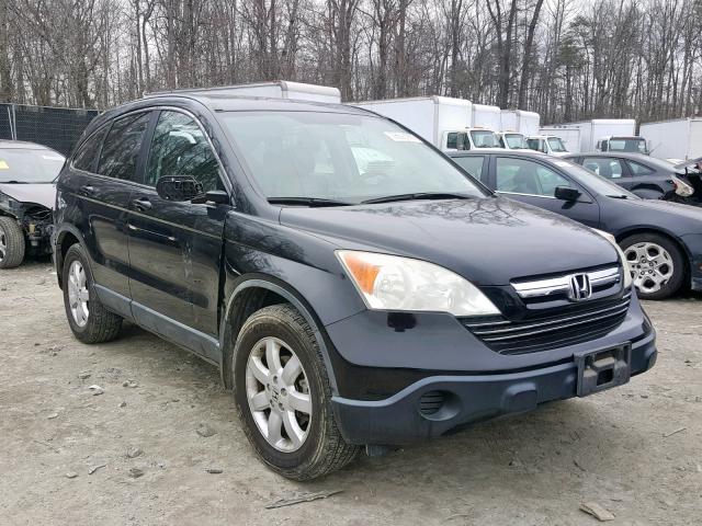 5J6RE48797L000597 - 2007 HONDA CR-V EXL BLACK photo 1