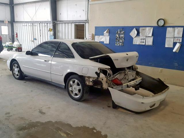 19UYA1256VL016905 - 1997 ACURA 2.2CL WHITE photo 3