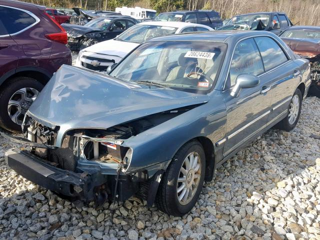 KMHFU45E74A345550 - 2004 HYUNDAI XG 350 GREEN photo 2