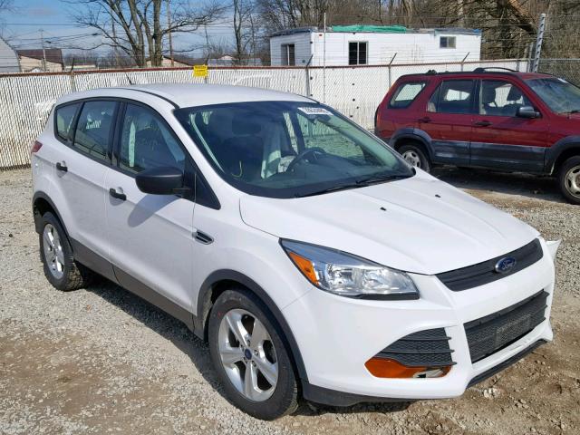 1FMCU0F74EUE36402 - 2014 FORD ESCAPE S WHITE photo 1