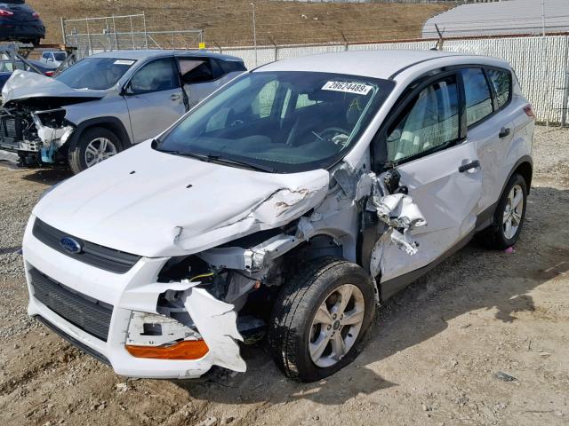 1FMCU0F74EUE36402 - 2014 FORD ESCAPE S WHITE photo 2