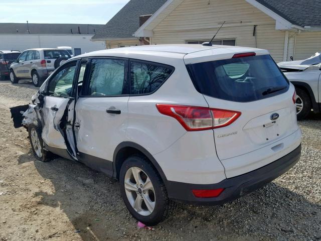 1FMCU0F74EUE36402 - 2014 FORD ESCAPE S WHITE photo 3