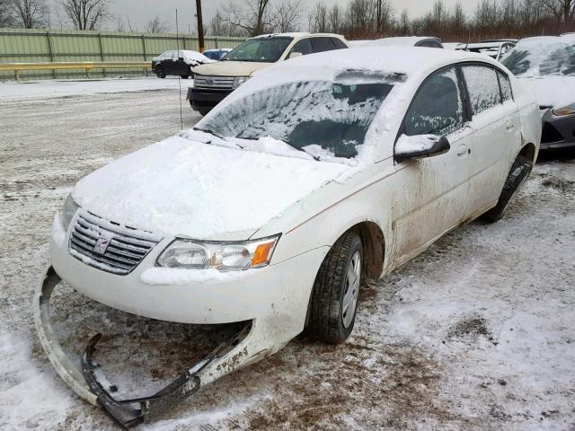 1G8AJ55F17Z192296 - 2007 SATURN ION LEVEL WHITE photo 2