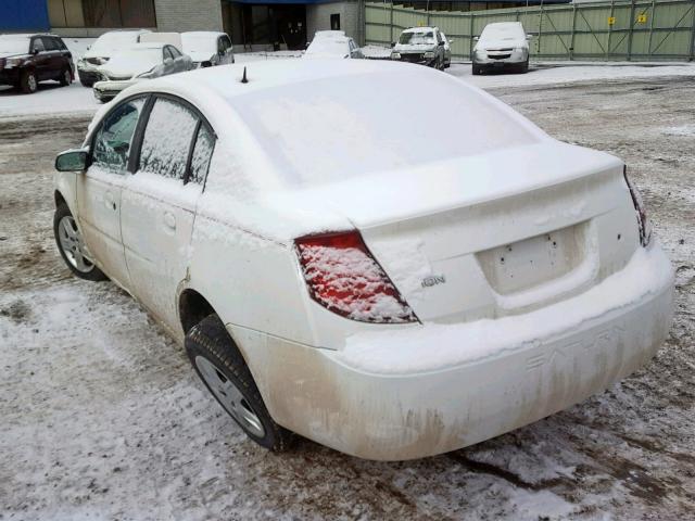 1G8AJ55F17Z192296 - 2007 SATURN ION LEVEL WHITE photo 3