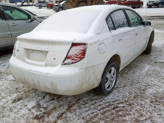 1G8AJ55F17Z192296 - 2007 SATURN ION LEVEL WHITE photo 4