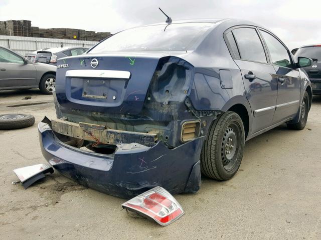 3N1AB6AP8AL718092 - 2010 NISSAN SENTRA 2.0 BLUE photo 4