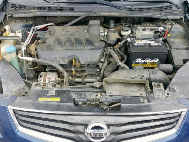 3N1AB6AP8AL718092 - 2010 NISSAN SENTRA 2.0 BLUE photo 7