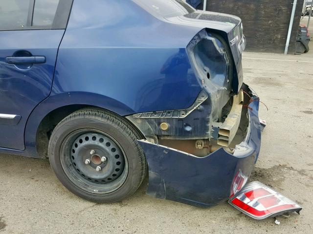 3N1AB6AP8AL718092 - 2010 NISSAN SENTRA 2.0 BLUE photo 9