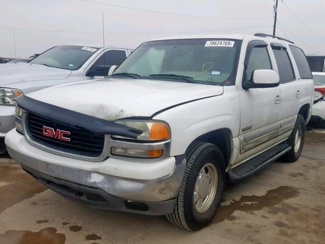 1GKEC13V33J255433 - 2003 GMC YUKON WHITE photo 2