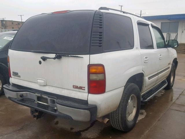 1GKEC13V33J255433 - 2003 GMC YUKON WHITE photo 4