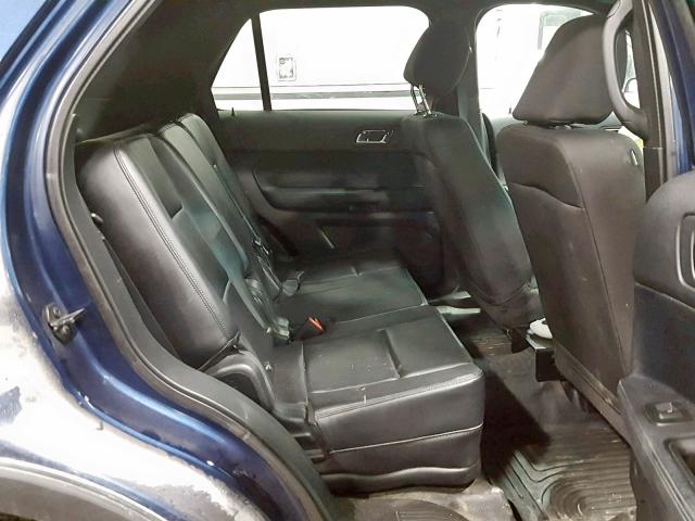 1FM5K8AR2GGB54900 - 2016 FORD EXPLORER P BLUE photo 6