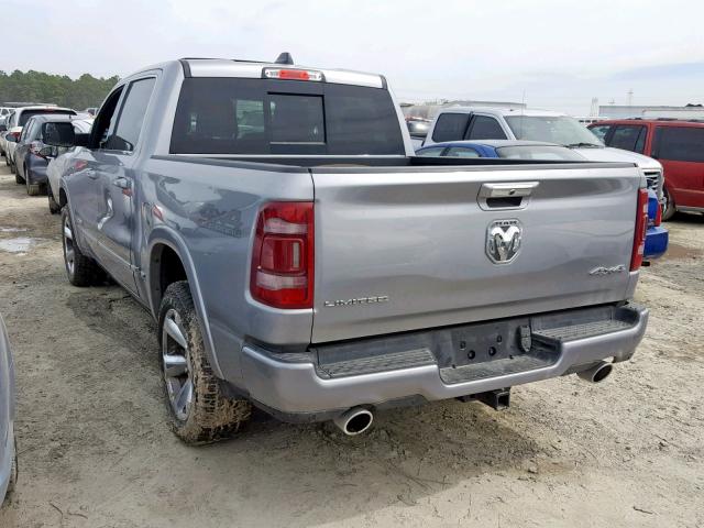 1C6SRFHT1KN524528 - 2019 RAM 1500 LIMIT GRAY photo 3