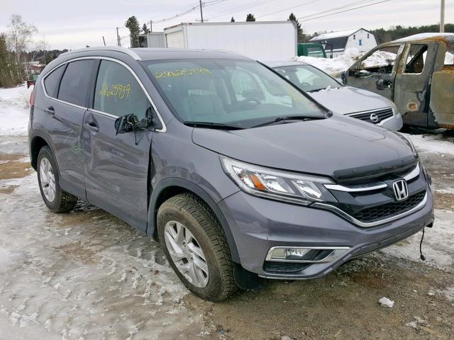 2HKRM4H73FH616971 - 2015 HONDA CR-V EXL GRAY photo 1