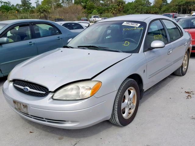 1FAFP55292G263021 - 2002 FORD TAURUS SES GRAY photo 2