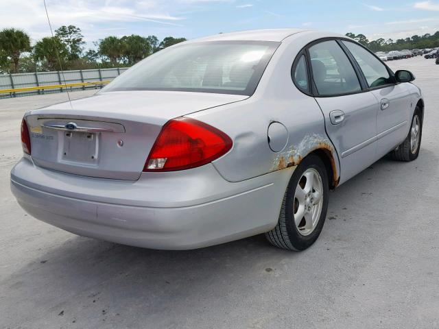 1FAFP55292G263021 - 2002 FORD TAURUS SES GRAY photo 4