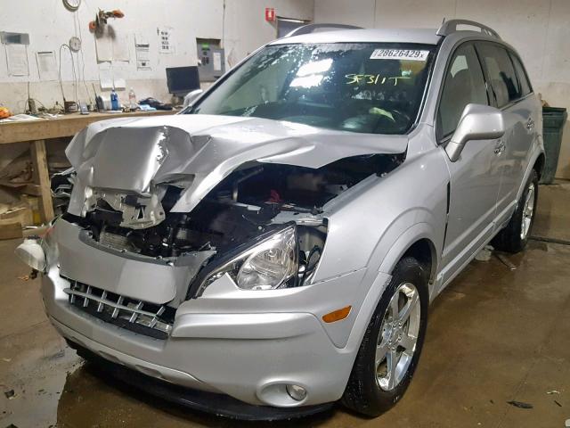 3GNFL3EK7DS522756 - 2013 CHEVROLET CAPTIVA LT SILVER photo 2