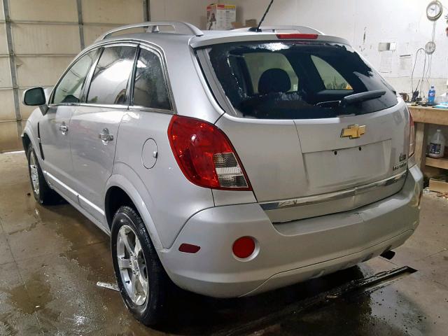 3GNFL3EK7DS522756 - 2013 CHEVROLET CAPTIVA LT SILVER photo 3