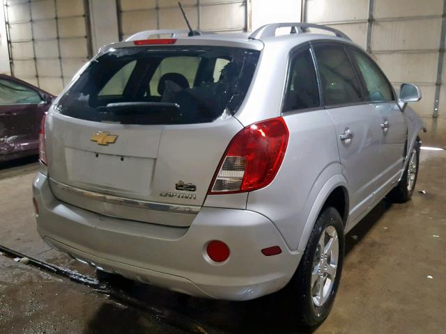 3GNFL3EK7DS522756 - 2013 CHEVROLET CAPTIVA LT SILVER photo 4