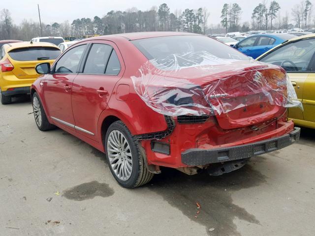 JS2RE9A36C6101430 - 2012 SUZUKI KIZASHI SE RED photo 3