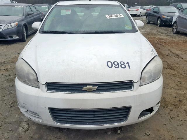 2G1WC57M091172918 - 2009 CHEVROLET IMPALA 2LT WHITE photo 9