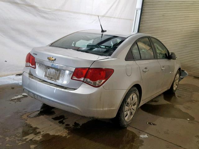 1G1PB5SG8E7418006 - 2014 CHEVROLET CRUZE LS SILVER photo 4