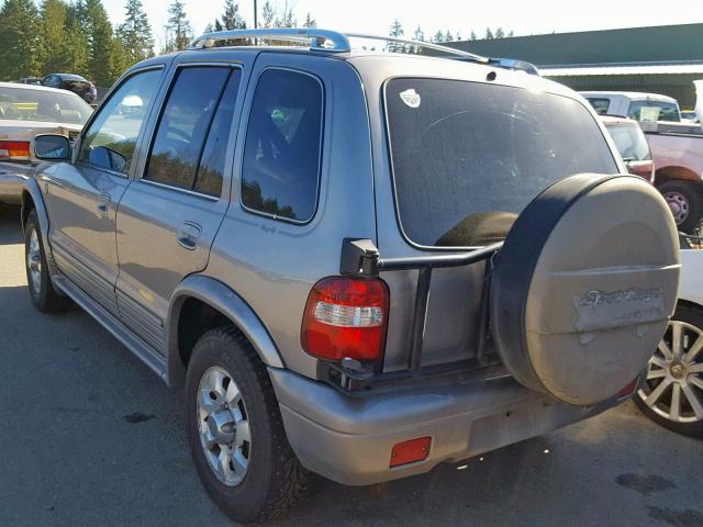 KNDJA723915063734 - 2001 KIA SPORTAGE SILVER photo 3