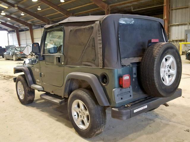 1J4FA39S73P312397 - 2003 JEEP WRANGLER C GREEN photo 3