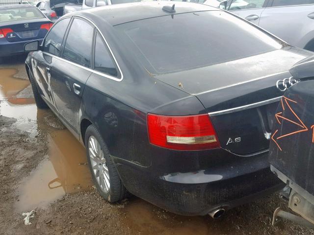 WAUDH74F46N161655 - 2006 AUDI A6 3.2 QUA BLACK photo 3