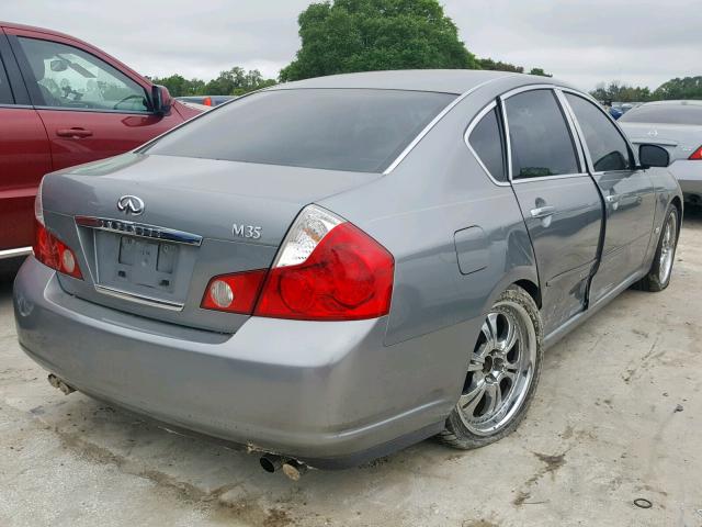 JNKAY01EX7M301612 - 2007 INFINITI M35 BASE GRAY photo 4