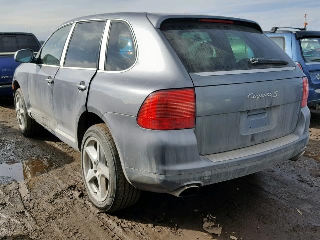 WP1AB29P95LA63774 - 2005 PORSCHE CAYENNE S SILVER photo 3