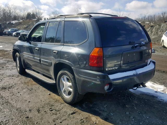 1GKDT13S952279797 - 2005 GMC ENVOY CHARCOAL photo 3