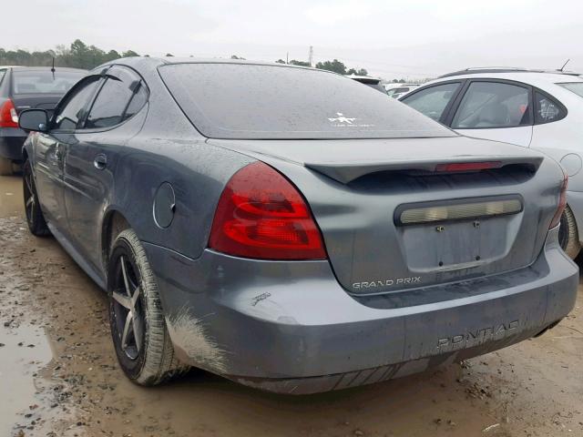 2G2WP522951156877 - 2005 PONTIAC GRAND PRIX GRAY photo 3