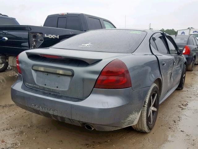 2G2WP522951156877 - 2005 PONTIAC GRAND PRIX GRAY photo 4