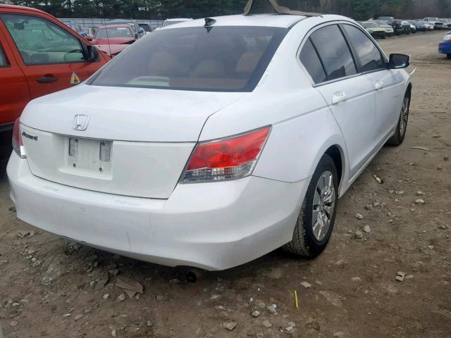 1HGCP26399A197149 - 2009 HONDA ACCORD LX WHITE photo 4