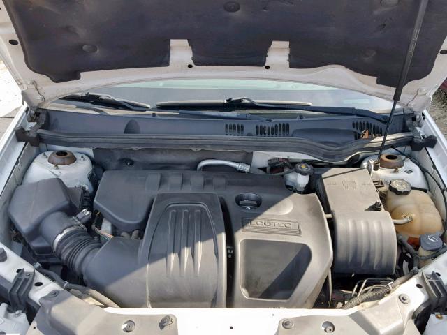 1G2AL15F177224267 - 2007 PONTIAC G5 WHITE photo 7
