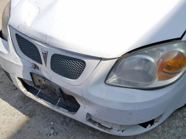 1G2AL15F177224267 - 2007 PONTIAC G5 WHITE photo 9