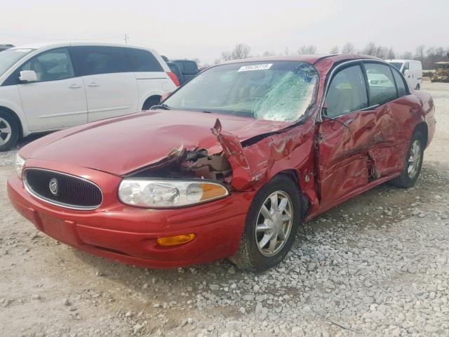 1G4HR54K95U287948 - 2005 BUICK LESABRE LI RED photo 2