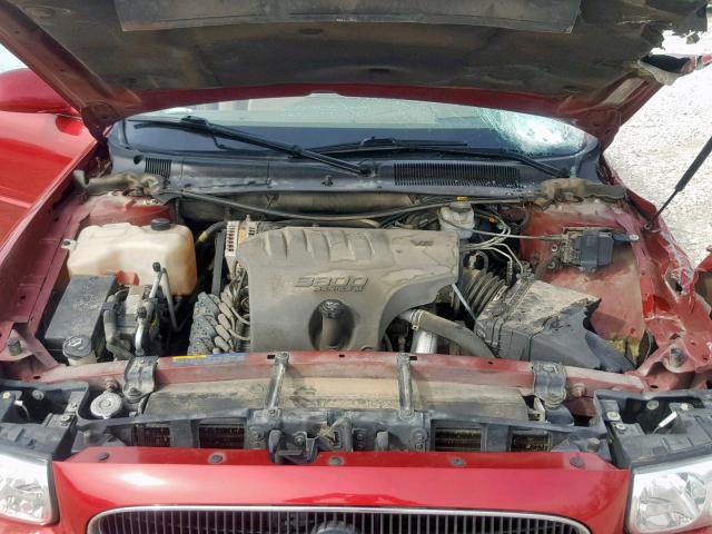 1G4HR54K95U287948 - 2005 BUICK LESABRE LI RED photo 7