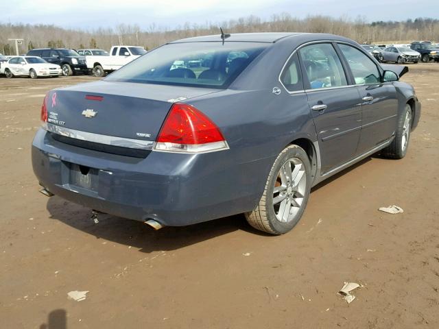 2G1WU583889198086 - 2008 CHEVROLET IMPALA LTZ CHARCOAL photo 4