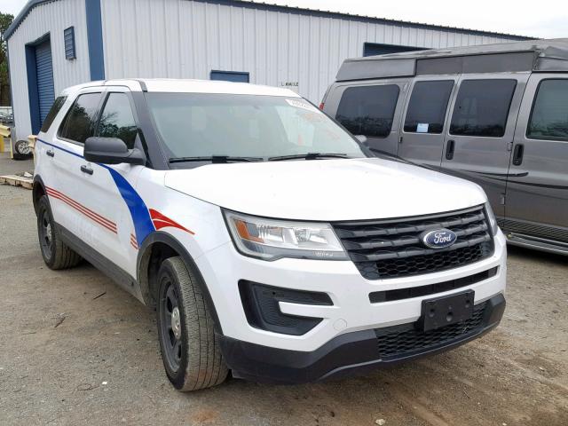 1FM5K8AR6GGD05074 - 2016 FORD EXPLORER P WHITE photo 1