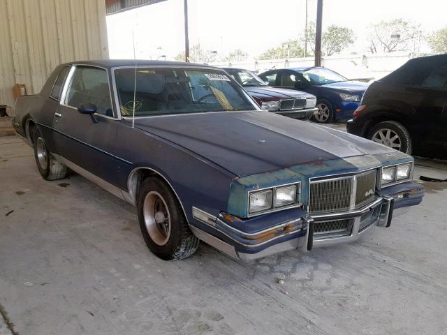 1G2AK37A7DB255872 - 1983 PONTIAC GRAND PRIX BLUE photo 1