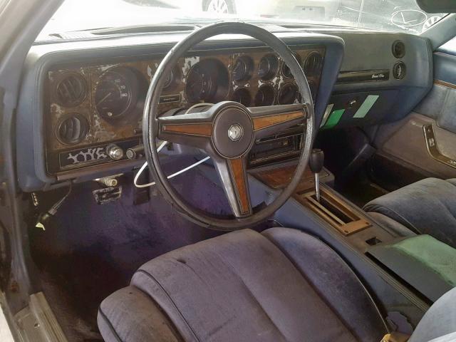 1G2AK37A7DB255872 - 1983 PONTIAC GRAND PRIX BLUE photo 9
