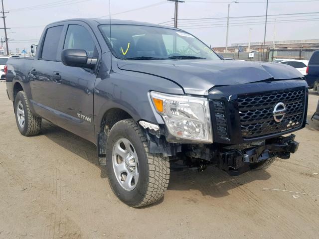 1N6AA1EJ0HN528285 - 2017 NISSAN TITAN S GRAY photo 1