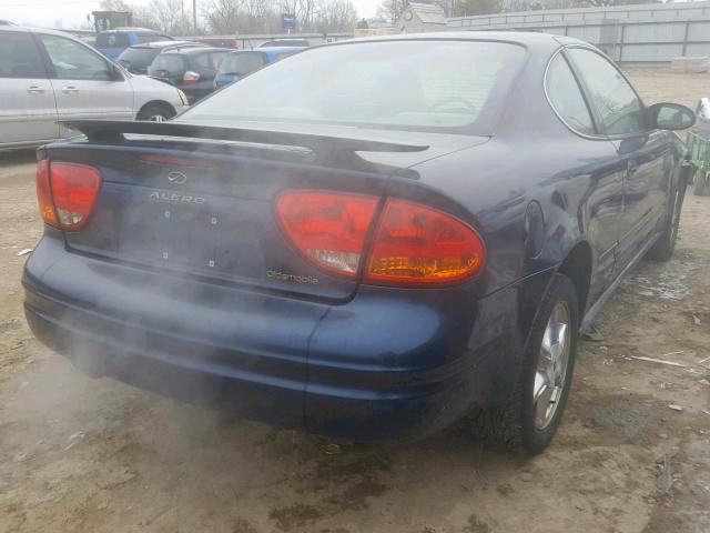 1G3NF12E34C178475 - 2004 OLDSMOBILE ALERO GLS BLUE photo 4