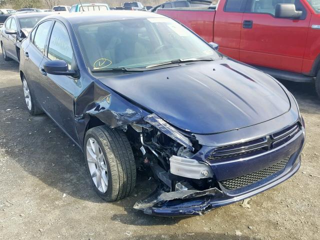 1C3CDFBH1DD251927 - 2013 DODGE DART SXT BLUE photo 1