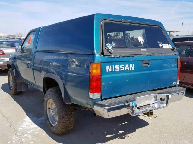 1N6SD11Y4SC337387 - 1995 NISSAN TRUCK XE TURQUOISE photo 3