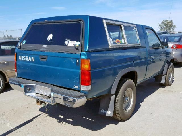 1N6SD11Y4SC337387 - 1995 NISSAN TRUCK XE TURQUOISE photo 4