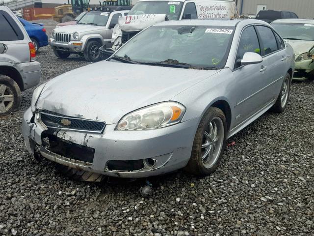 2G1WD57C291141335 - 2009 CHEVROLET IMPALA SS SILVER photo 2