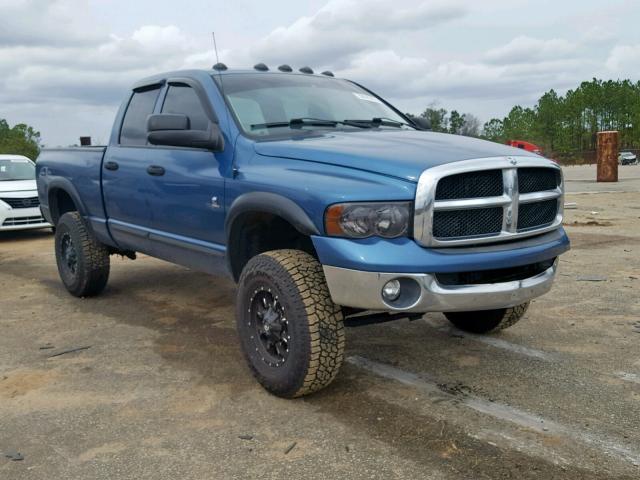 3D7KU28643G747656 - 2003 DODGE RAM 2500 S BLUE photo 1