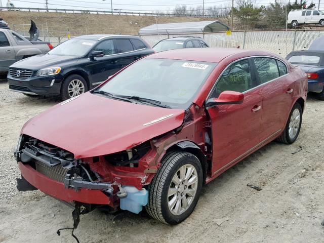 1G4GA5ER2DF129341 - 2013 BUICK LACROSSE RED photo 2